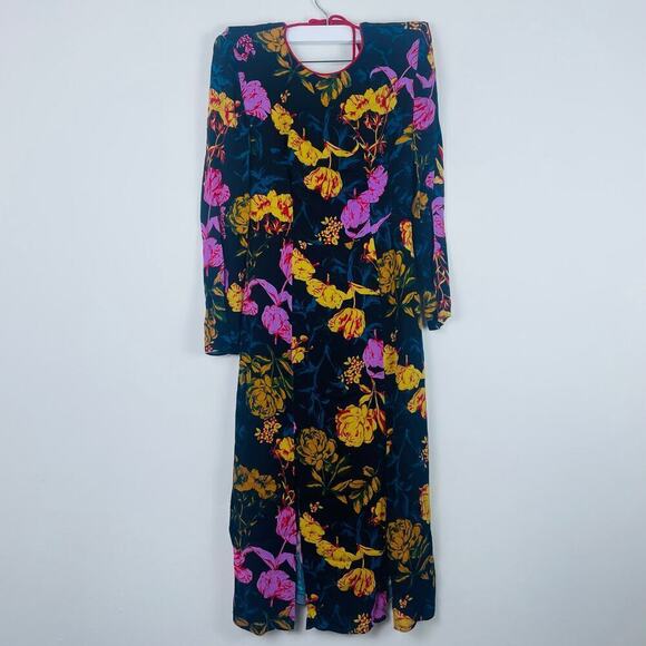 Whistles Multicolour Digital Bloom flower Bella Dress size US 4 - Picture 2 of 8